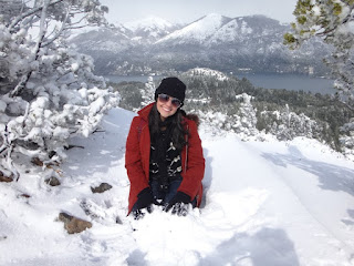 Muita neve no topo do Cerro Campanario em Bariloche