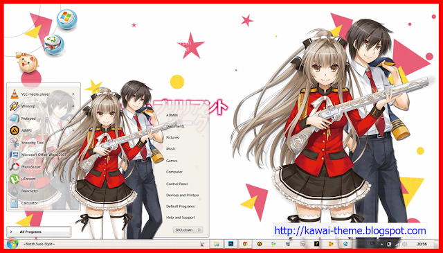 Theme Windows 7 Amagi Brilliant Park