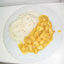 Riso e pollo al curry con latte di cocco