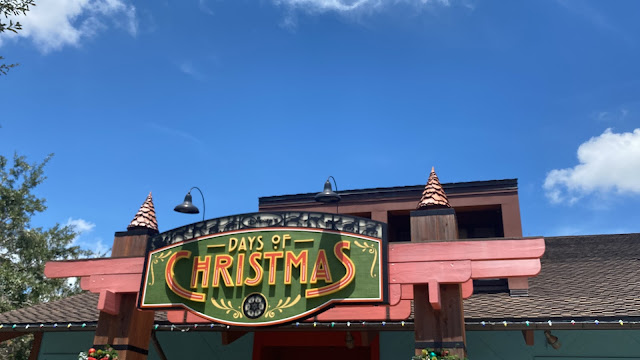 Days of Christmas Store Entrance Disney Springs Walt Disney World
