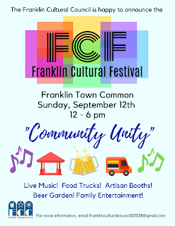 Franklin gearing up for the Franklin Cultural Festival - Sep 12, 2021