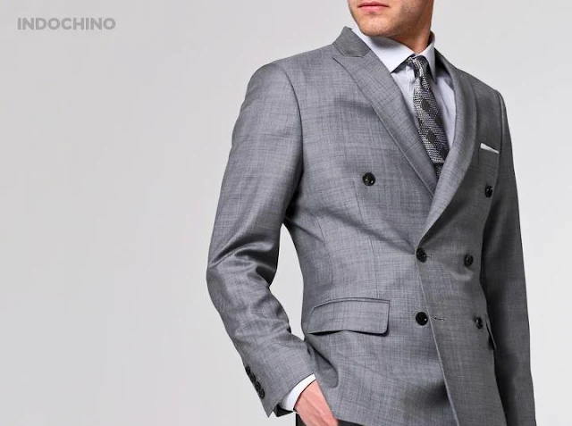 Indochino double-breasted suit