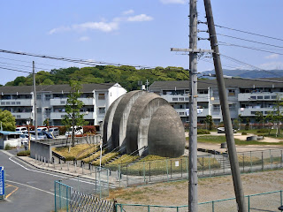 翠鳥園遺跡公園を南西側から撮影