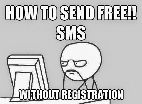 How to send free sms without Registration