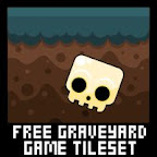 zombie graveyard platformer game tileset