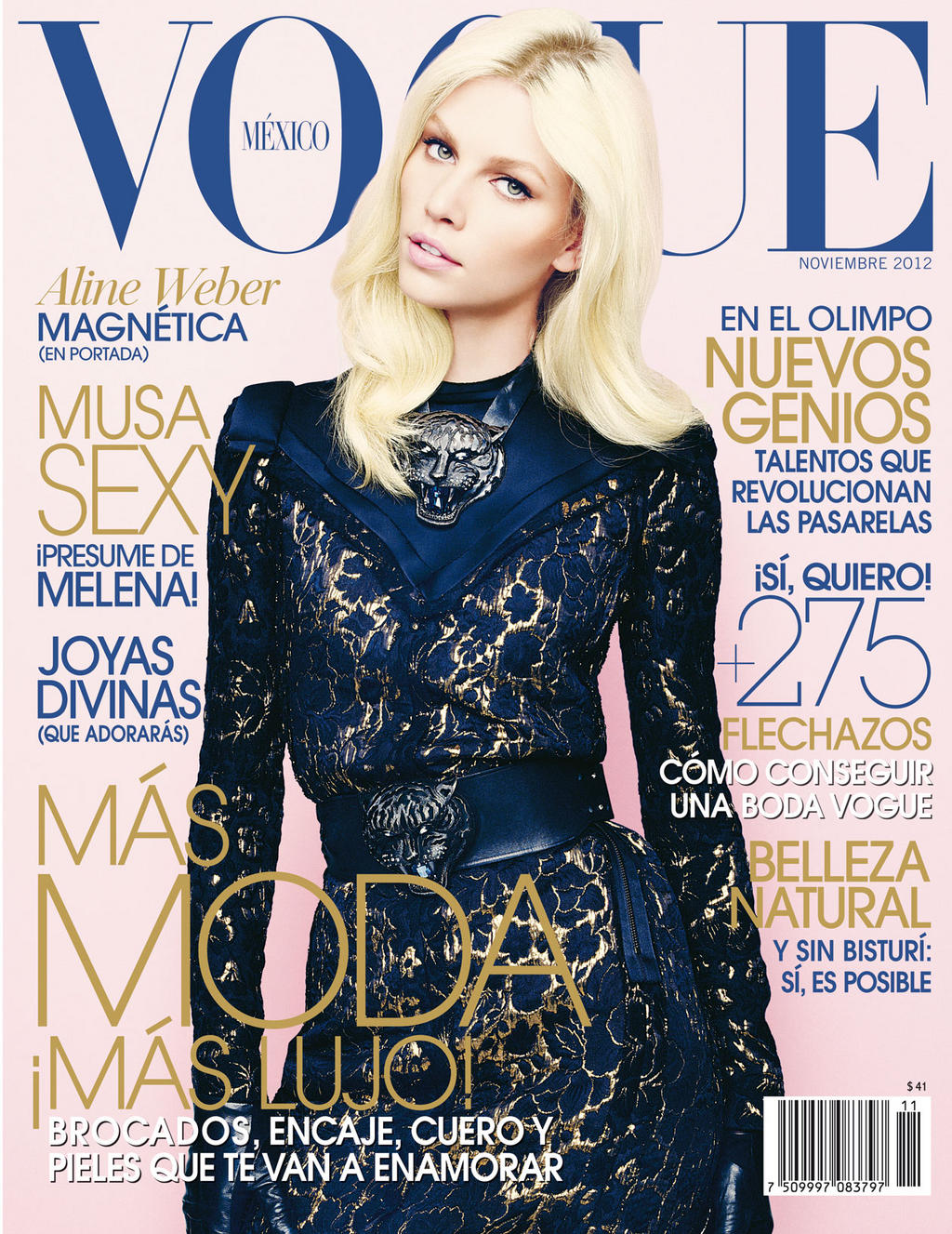 Aline Weber by Nagi Sakai — Vogue Mexico November 2012 