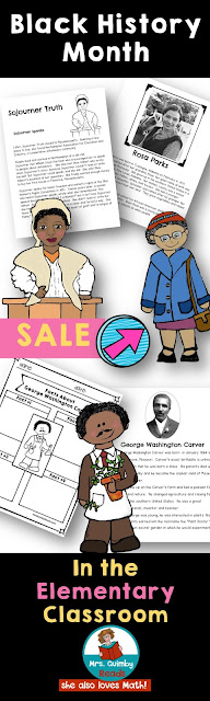 black history, elementary students, teaching resources for black history