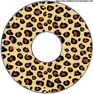 Etiqueta de CD´s para imprimir gratis de Piel de Leopardo.