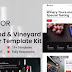 Winemoris - Wine Brand & Vineyard Elementor Template Kit Review