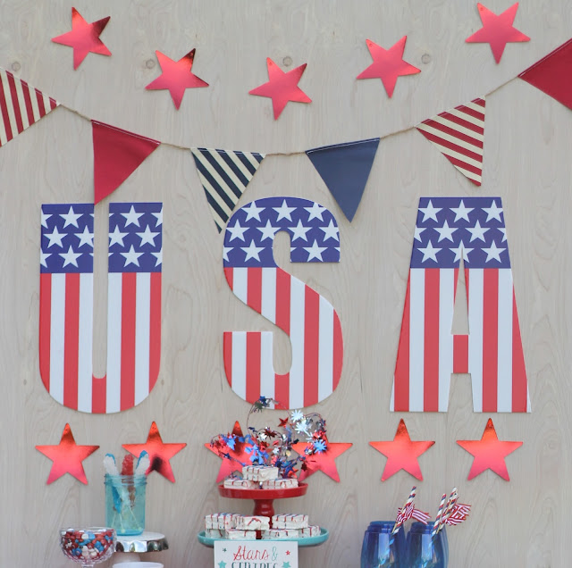 Stars and Stripes 4th of July Party AK Party Studio Tacoma Event Planner