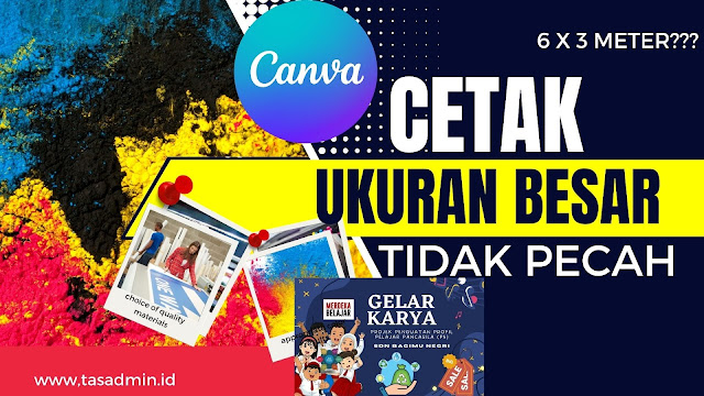 Cetak Banner Ukuran Besar Canva Tidak Pecah