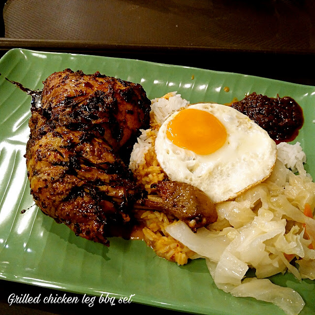 Paulin's Munchies - Indonesian BBQ at JEM foodcourt Cookhouse - Grilled Chicken Leg BBQ set