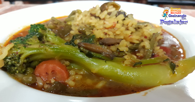 Arroz Caldoso de Verduras