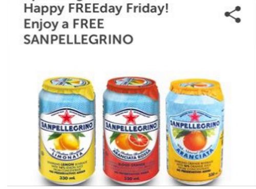 7Rewards Free San Pellegrino Beverage