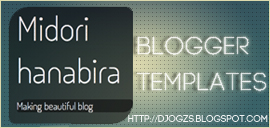 Midori Hanabira Blogger Templates