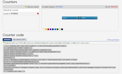 Mudah Membuat Histats Counter pada Blog