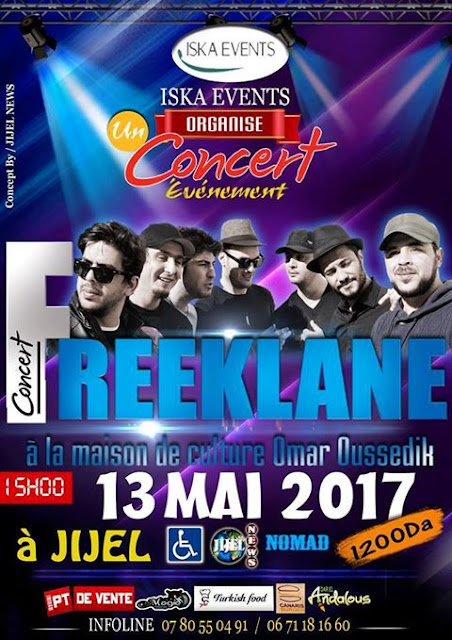 freeklane jijel concert live