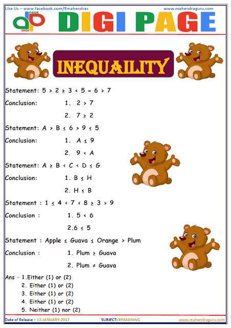 DP | INEQUALITY | 12 - JAN - 17