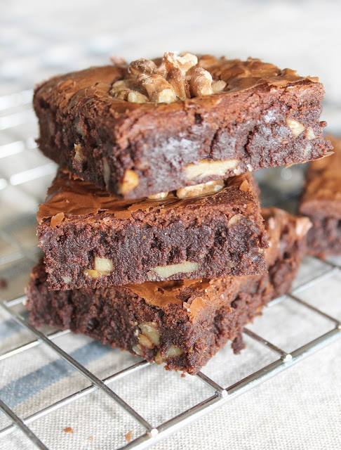 Brownies alle Noci e Zucchero Muscovado