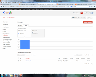 How to submit blogspot blog to google webmaster