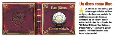 Posible tapa del REINO OLVIDADO (RATA BLANCA)