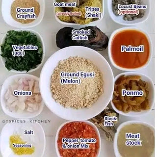 Egusi Soup Ingredients