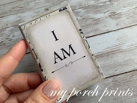 I AM free Mini Book from My Porch Prints: Jesus Bible