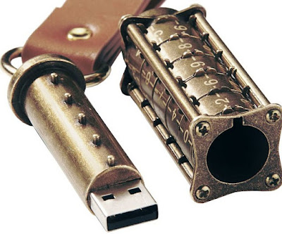 Cryptex USB Flash Drive, The Mechanical Combination Lock USB Flash Drive In Steampunk Style