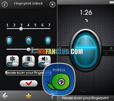 Fingerprint Unlock 1.8.2 Pro for Nokia N8 & Belle smartphones - Signed App Download