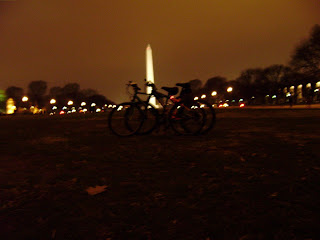 Babe and the Bumblebee go to the Washington Monument.