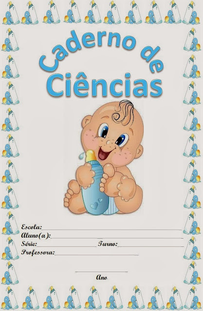 caderno coloridas Baby