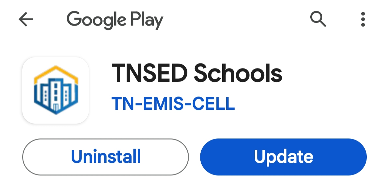 TNSED SCHOOLS APP - New Version 0.0.93 - Update Now