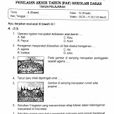 Contoh Soal Pat / Uas Semester 2 Kelas 4 Kurikulum 2013 Sd/Mi