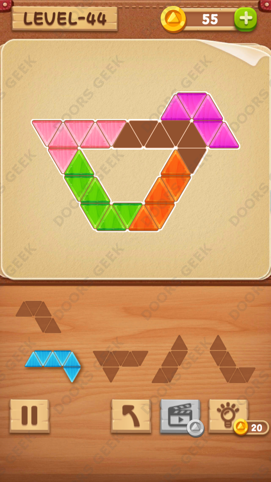 Block Puzzle Jigsaw Rookie Level 44 , Cheats, Walkthrough for Android, iPhone, iPad and iPod