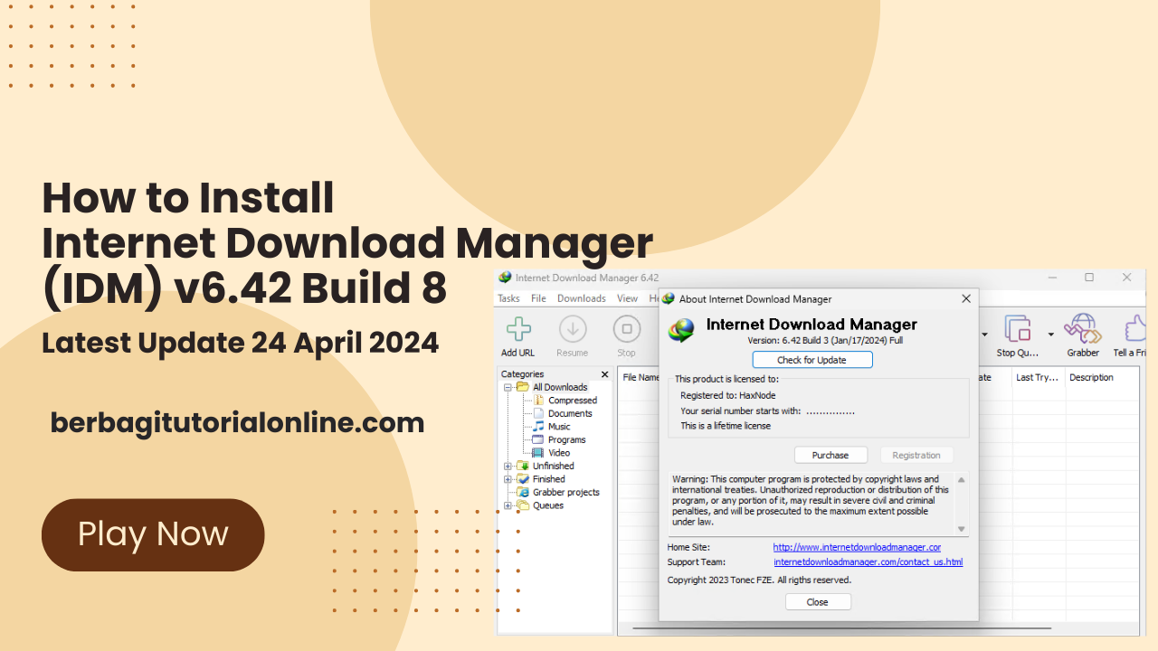 Install Internet Download Manager v6.42 Build 8