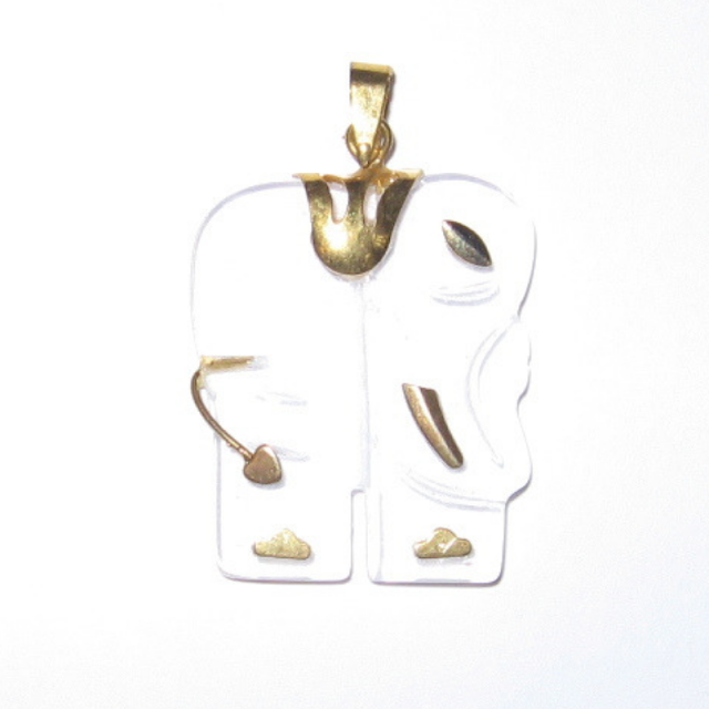 Feng Shui Fertility Elephant Pendant, Fertility Elephant Pendant, Feng Shui Elephant