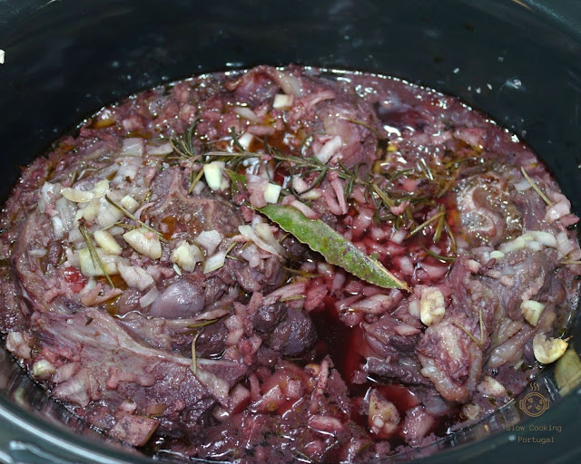 Cabrito na slow cooker