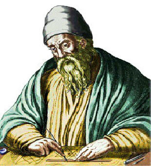 Retrato euclides alexandria filosofia matemático