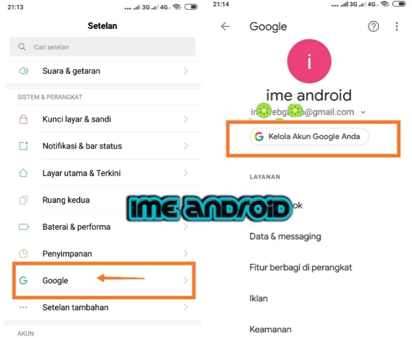 Cara ganti password gmail