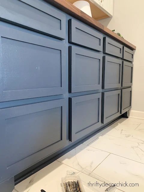 DIY shaker drawer fronts