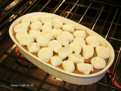 sweet potato casserole with marshmallows