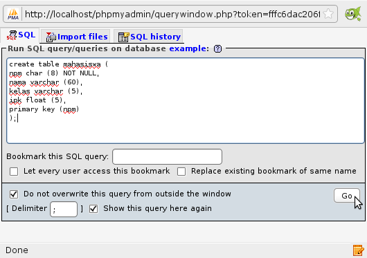 Contoh Database Mahasiswa Menggunakan Xampp - Contohisme