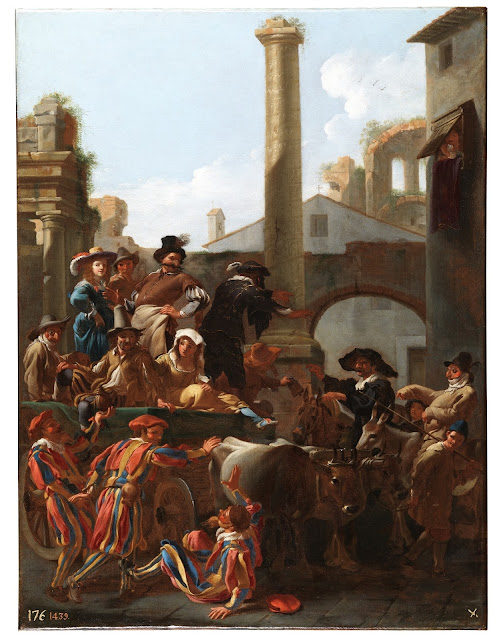 Jan Miel -El Carnaval en Roma - 1653