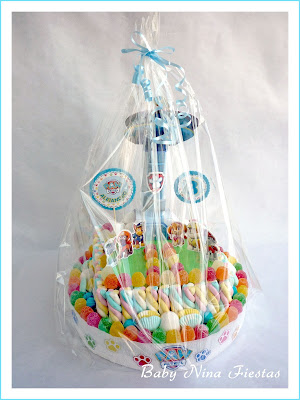 tarta de chuches patrulla canina