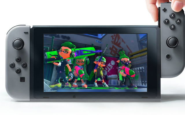 Mario, Splatoon and Skyrim at the launch of the Nintendo Switch?