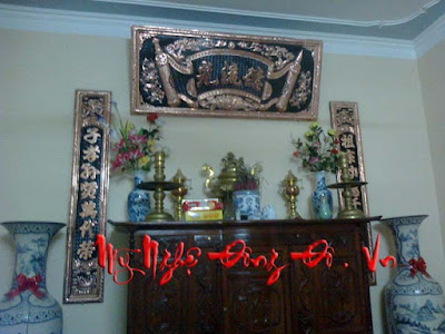 Cách treo bộ hoành phi câu đối Cách treo bộ hoành phi câu đối