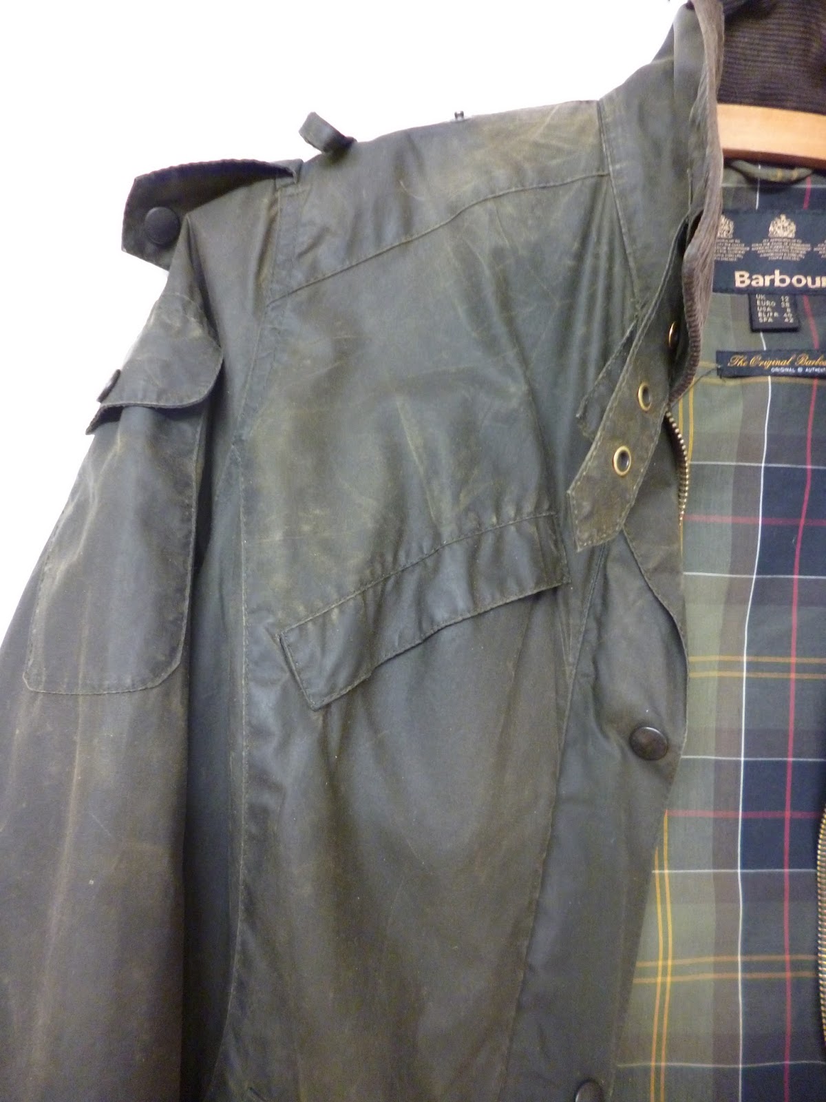 Wax Jacket Repair for rips in Barbour or Drizabone Coats Part 2 