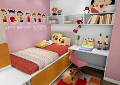 Dekorasi Imut Kamar Tidur Anak Perempuan