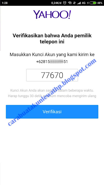 Daftar Email Yahoo Lewat HP