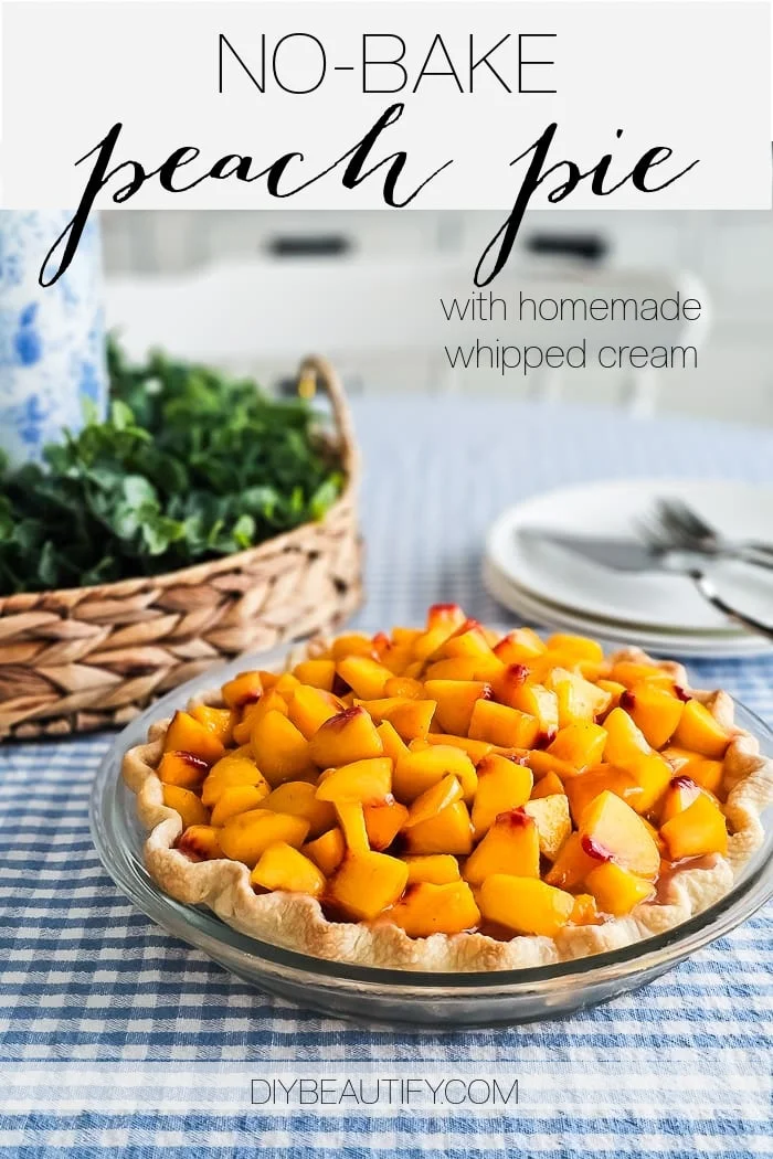 fresh peach pie